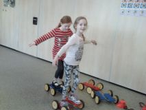 Pedal go skill at the Gaelic School.JPG